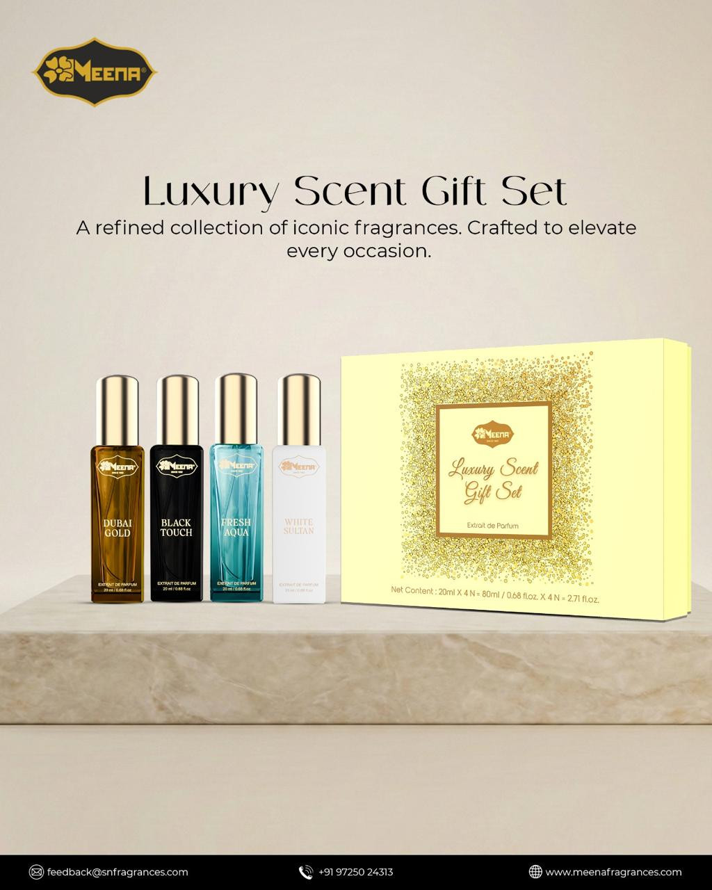Luxury sent gift set